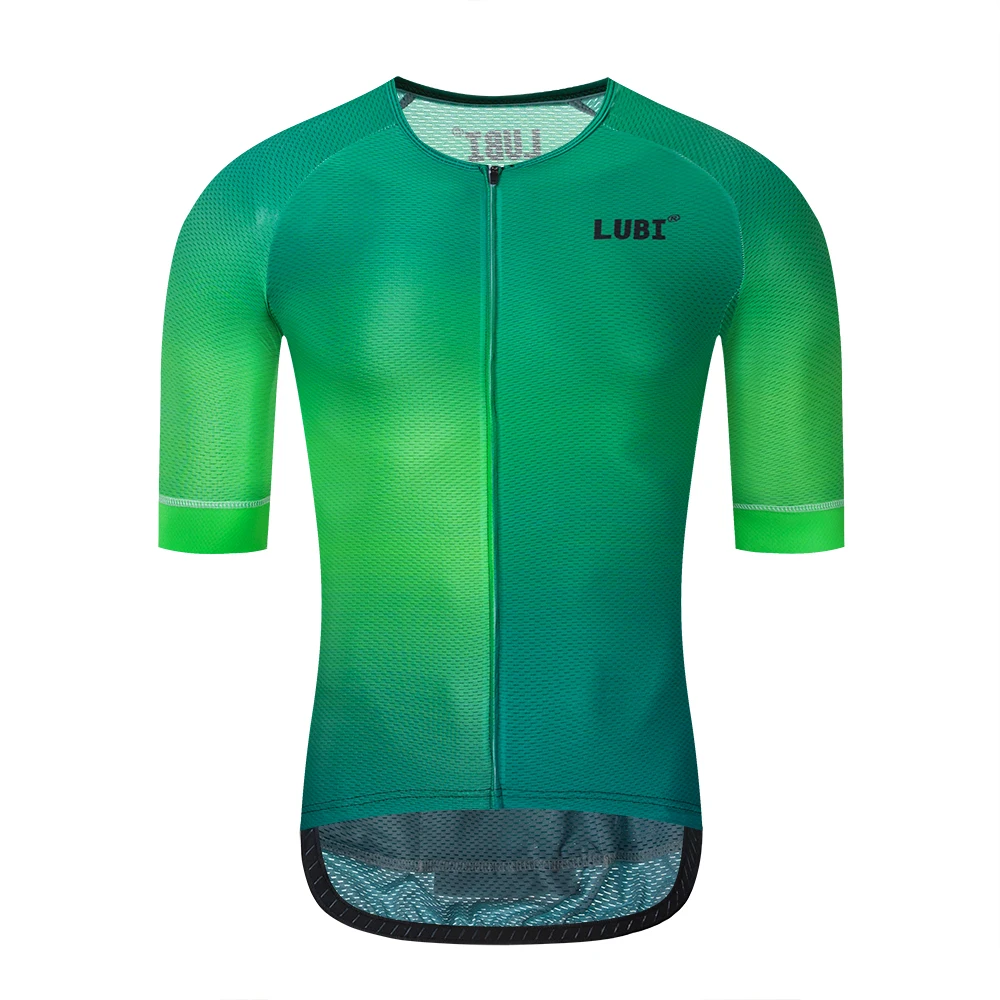 LUBI 5 Colors Cycling Jersey Short Sleeve Men Summer Mountain Bike Clothing Racing MTB Bicycle Clothes Shirt Cycling Clothing