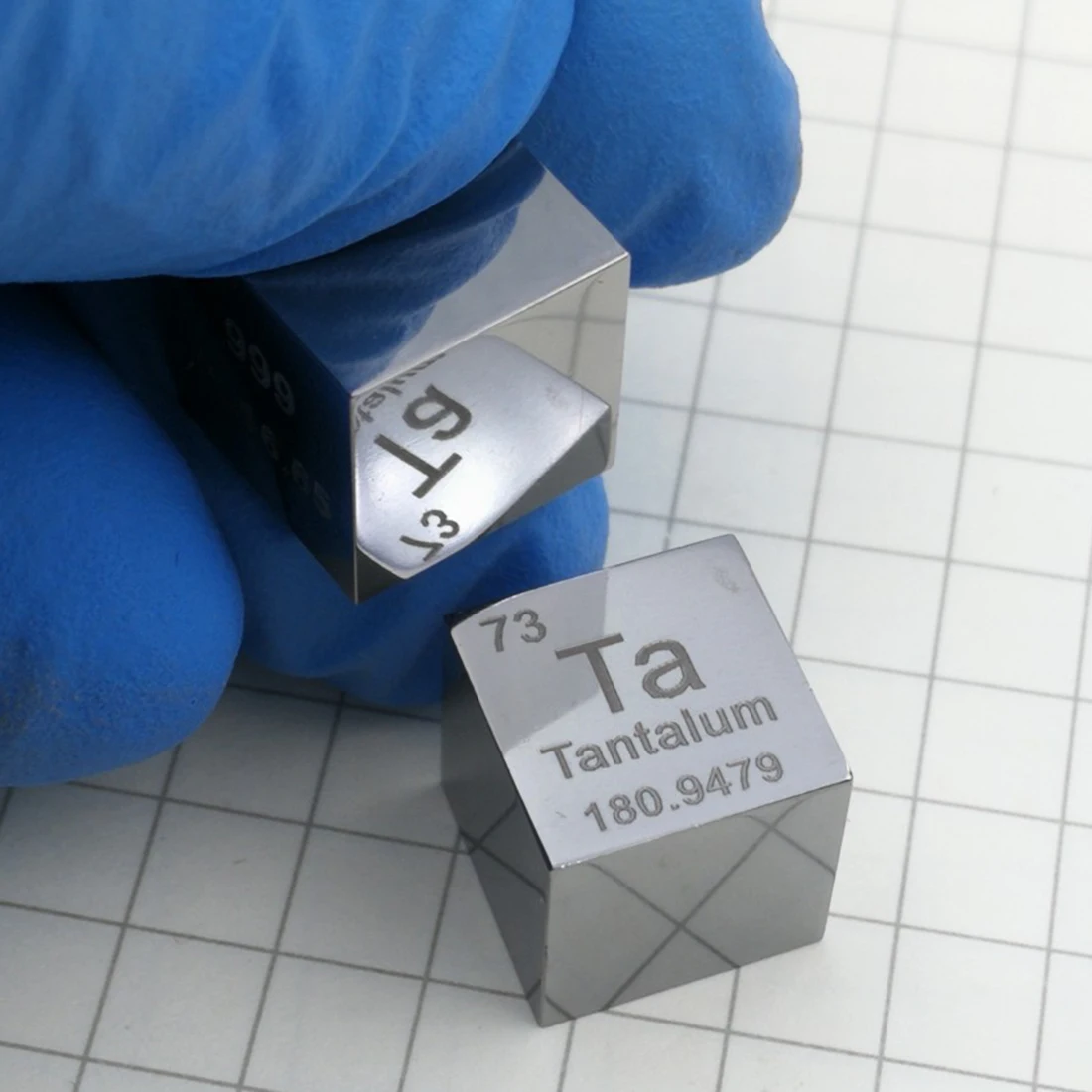  10mm Mirror Polish Tantalum Cube Periodic Table Of Elements Cube(Ta≥99.9%) Hand Made Science Educat
