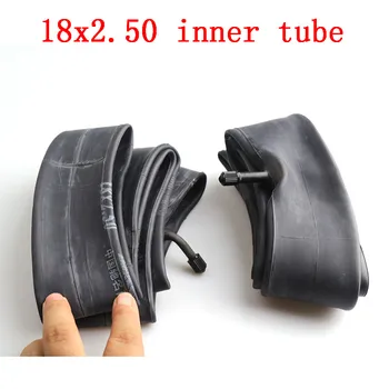 

Inner Tube 18 x 2.50 with a Bent Angle Valve Stem or Straight Valve fit many gas electric scooters and e-Bike 18x2.5 inner tube