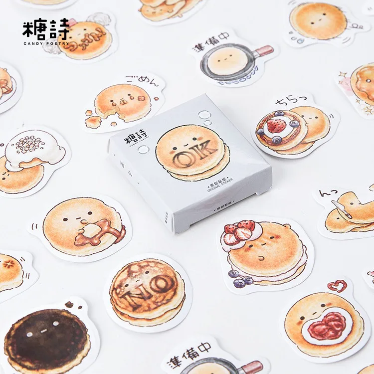 

45pcs/pack Lovely Pancake Scrapbooking Stickers DIY Craft DIY Sticker Pack Photo Albums Diary Decoration