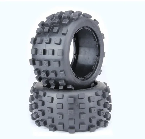 Best Offers Rear Knobby tires for 1/5 hpi rovan km baja 5b ss rc car gas parts