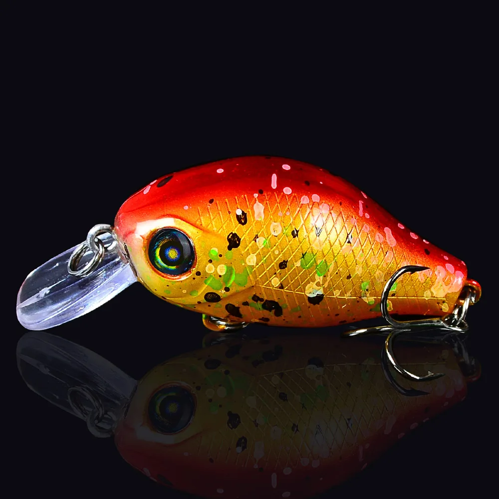 2019 Sunlure 1 шт. Crank 6 цветов рыболовная приманка 8 5 г 0 3 унций пластиковая жесткая