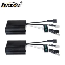 Avacom 2 шт. светодиодный автомобильный преобразователь can-шины H1 H3 H7 H11 12 V предупреждающий компенсатор конденсатор и резистор Canbus для Audi/BMW/VW/OPEL/Benz