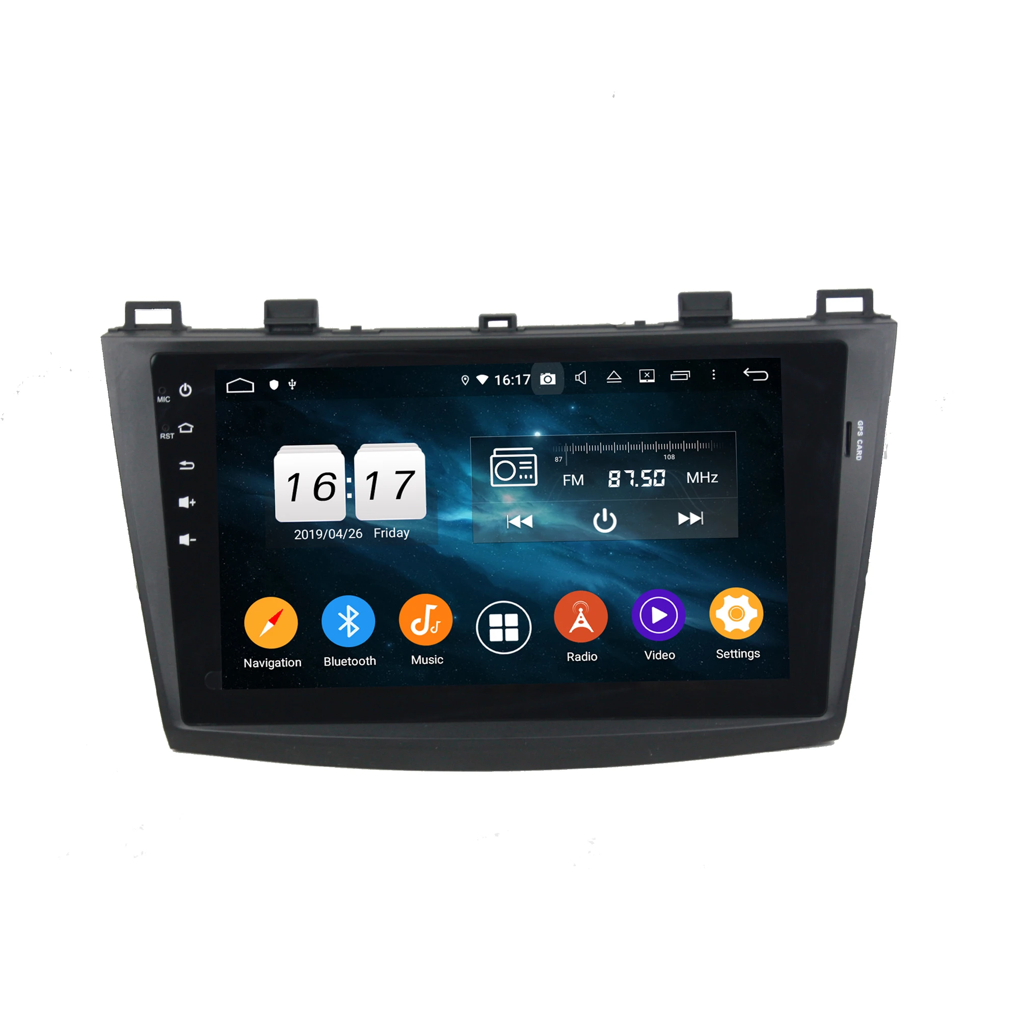 PX6 9&quot Android 10 Car DVD GPS Glonass for Mazda 3 2010 2011 2012 DSP Stereo Radio Bluetooth 5.0 WIFI Mirror-link 4gb+64gb | Автомобили