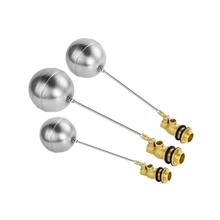 Латунный поплавковый клапан водяной поплавковый клапан резервуара для воды латунный корпус из нержавеющей стали клапан управления потоком