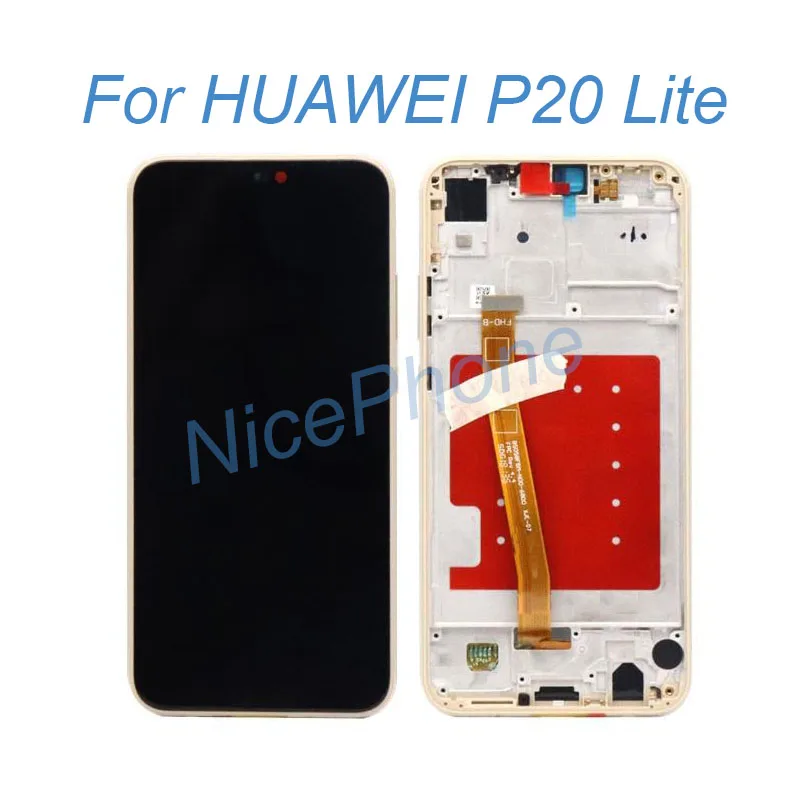 ЖК экран с рамкой в сборе для Huawei P20 lite сменный сенсорный дисплей lite|Экраны