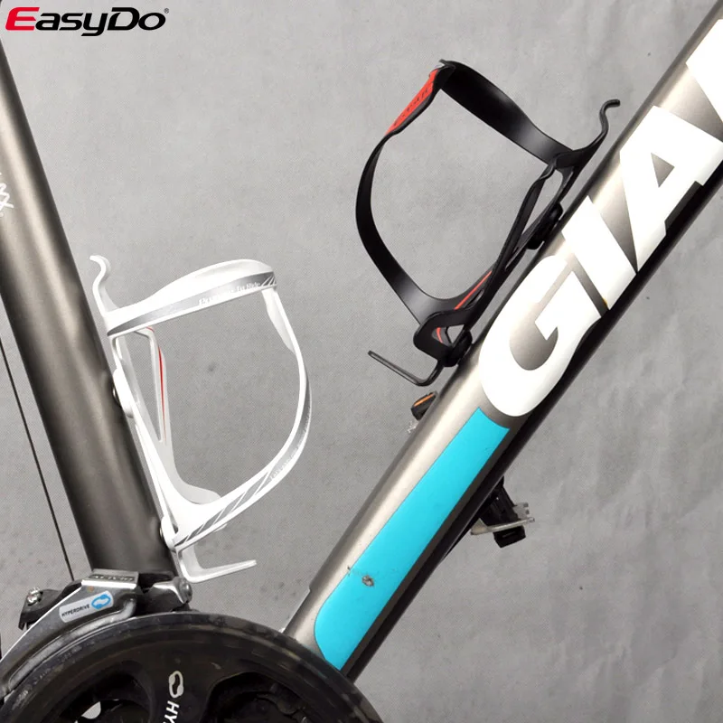 EasyDo Bike Cycling Bottle Cage Aluminum Holder MTB Road Bicycle Water Bottle Rack Holder Mount for Mountain Folding Bike Cage