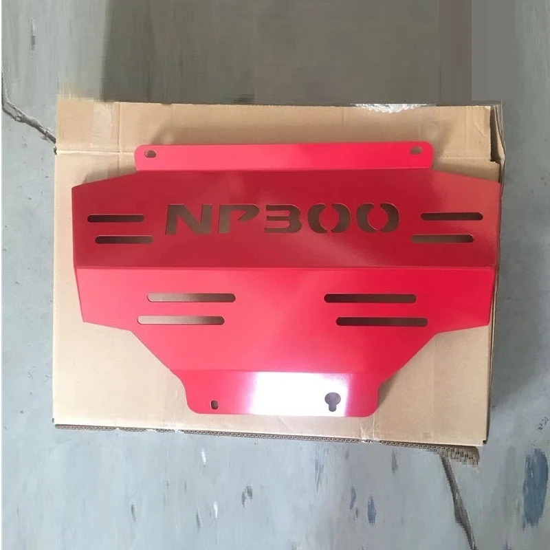 Автозапчасти подходят для navara np300 пикап передний двигатель Базовая пластина автомобиля Нижняя крышка пластина подходит для nissan navara np300 аксессуары - Цвет: Красный
