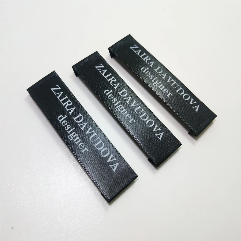 1000 шт. шелковые этикетки для одежды сумок обуви|clothing tags|woven labelsprinted satin labels |
