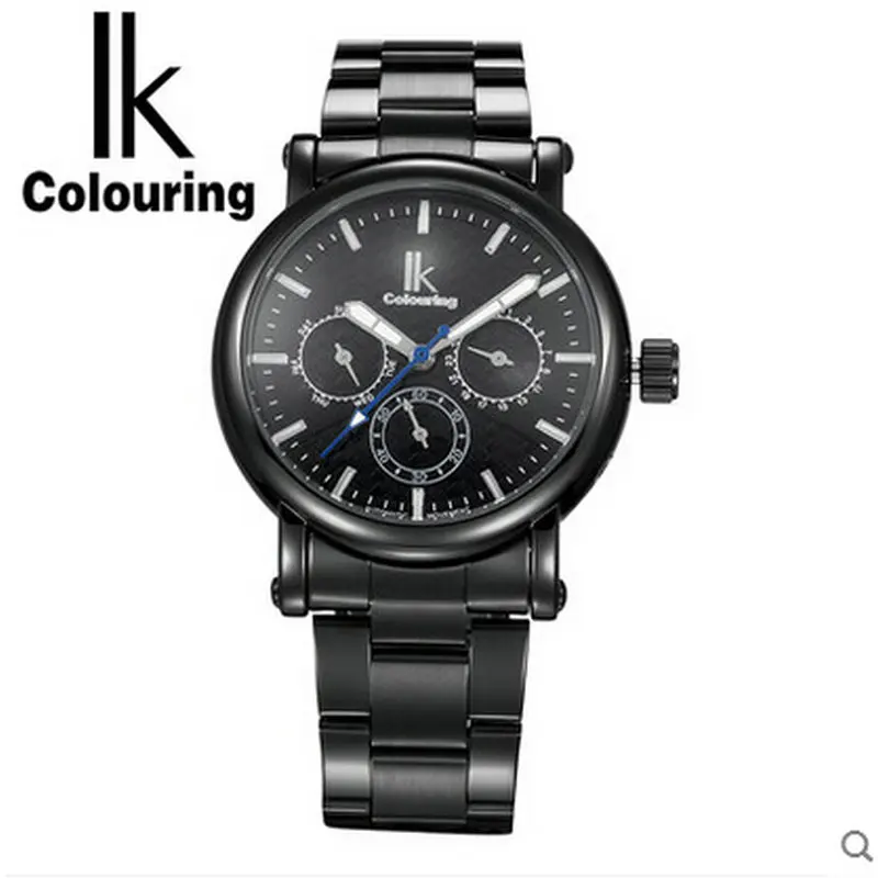 For ik multifunctional automatic mechanical watch charm male watch waterproof mens watch fashionable casual watch