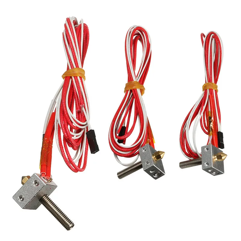 NEW Assembled Extruder Hot End kit for Prusa i3 3D Printer 1.75mm MK8 0.2/0.3/0.5mm Nozzle 3D printer DIY Accessories