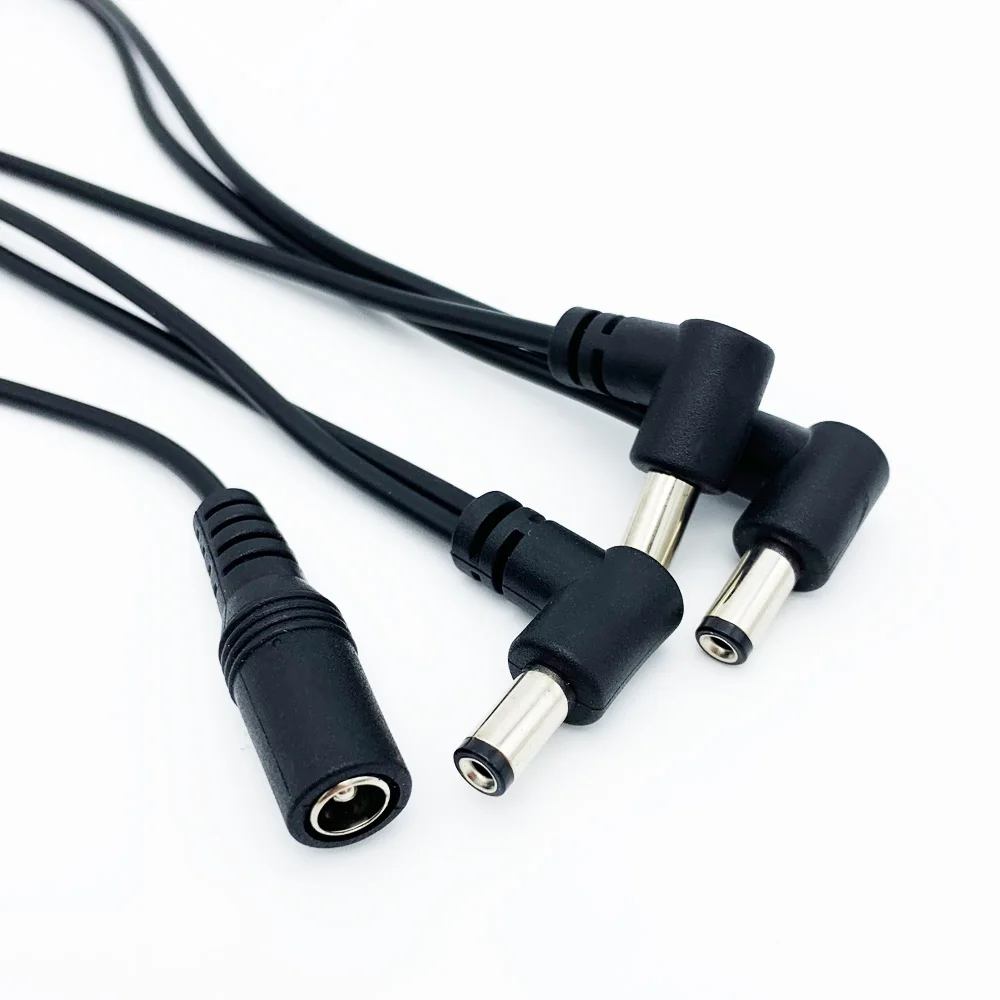 Guitar Pedal Power Supply Cable for Effects Adapter Plug Daisy Chain 1 to 3 4 5 6 Ways 9V DC