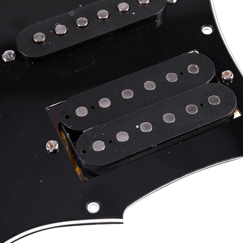 Загруженный Prewired электрогитара Pickguard 11 Hole Hsh звукосниматели Предварительно проводной однокатушный хамбакер магнит звукосниматели