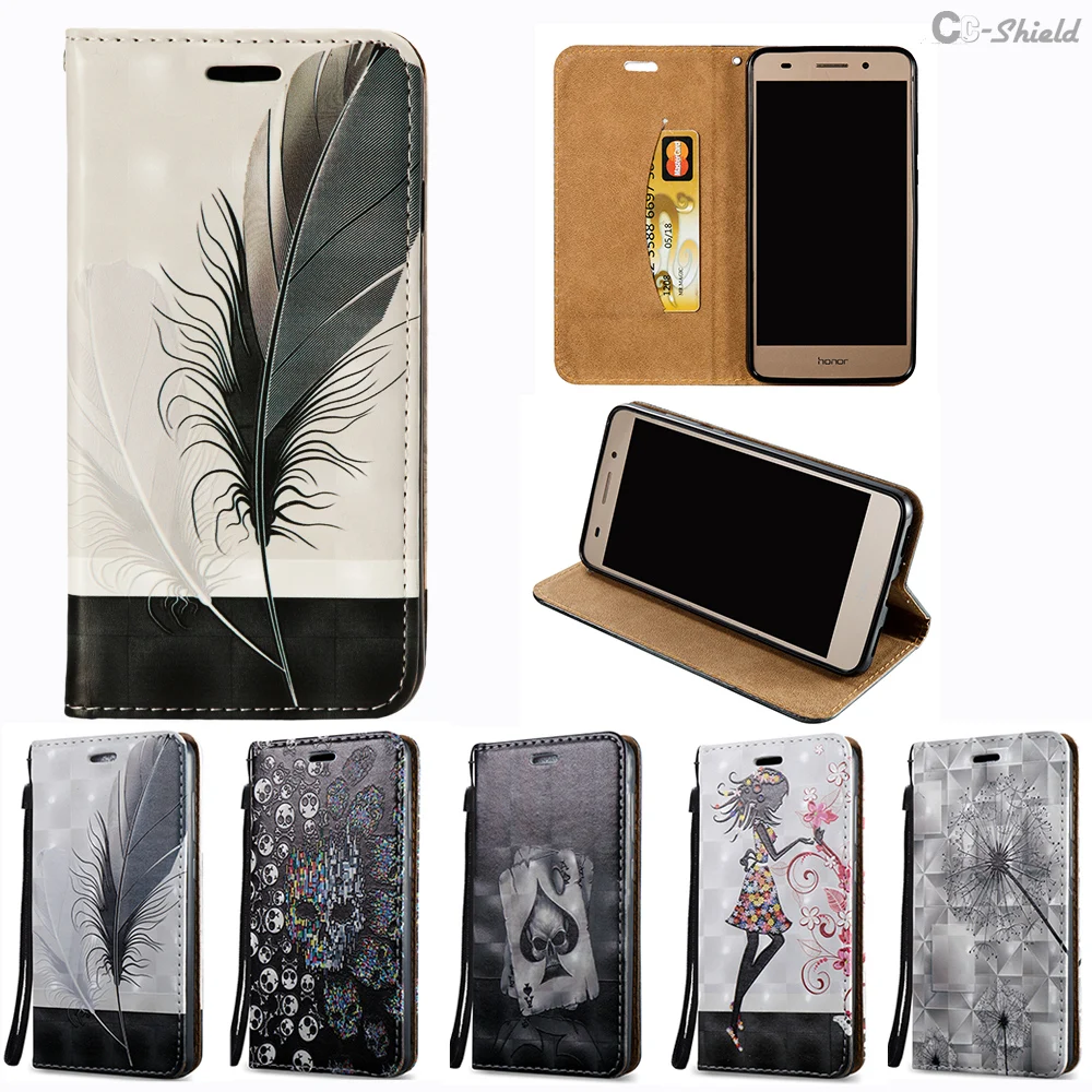 

housing Flip Case for Huawei CAM-L21 CAM-L03 CAM-L32 Leather Case Phone Cover for Huawei Y6ii Y6 Y 6 II 6II CAM L21 Cases Bag