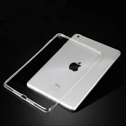 Coque mince transparente en silicone TPU pour iPad, Pro 10.5 Mini 2 3 4, étui pour nouveau iPad 9.7 2017 2018 Air 2 Air 1 