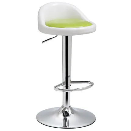 Железный барный стул табуре де бар дотомия стул для макияжа Современный барный стул красивые мебели для гостиной современная простота - Цвет: sitting green and wh