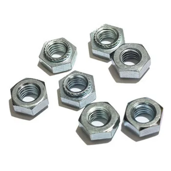 

M3-M12 Hexagon Oblique Tooth Riveting Nut Hex Press plate Nuts Galvanized Iron