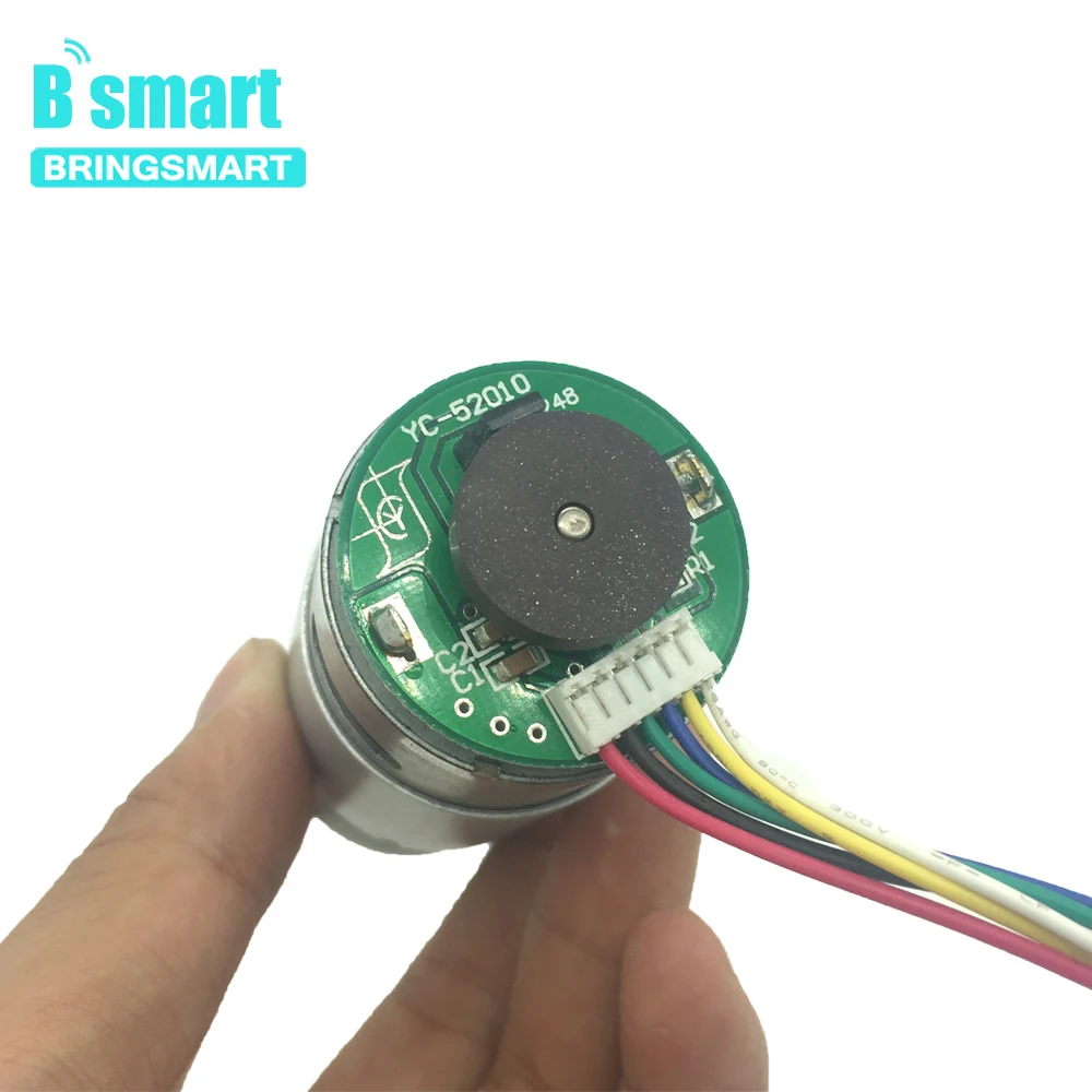 

Bringsmart JGB37-555B Electric Motor Measuring Geared Motor DC 12v Mini Motor with Encoding Board for DIY Gear Motor