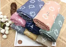 New Fashion Pure Cotton Scarf Cartoon cat warm scarvesscarves for girl’s wholesale SC007
