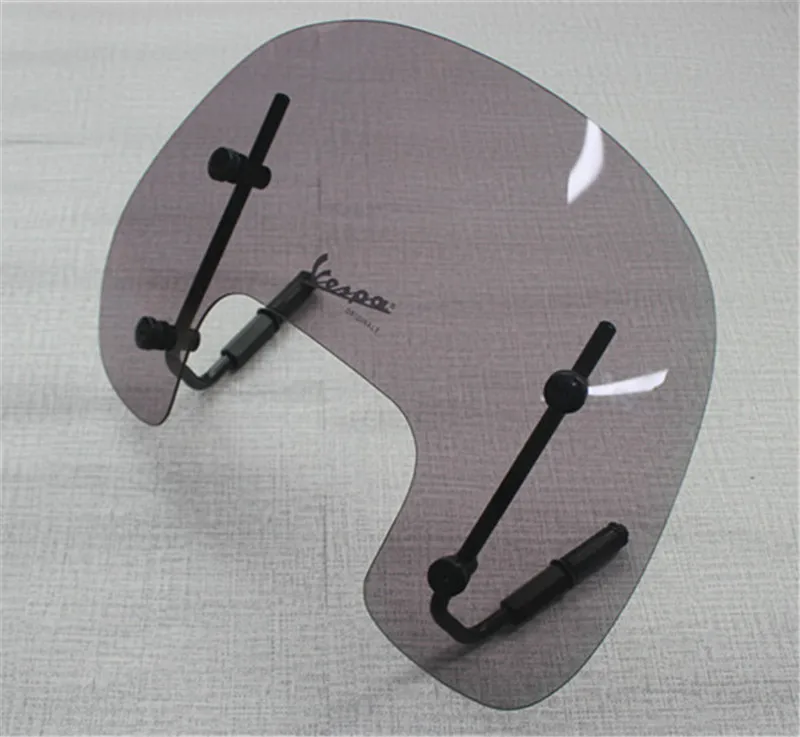 Smoke Motorcycle Windshield Wind Deflectors Windscreen For Vespa S With Fitting Kit Smoke Motorcycle Windshield Wind Deflectors Windscreen For Vespa S With Fitting Kit