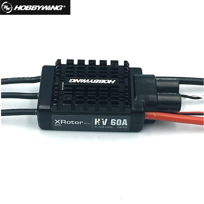 

Hobbywing XRotor Pro Series 60A HV Electronic Speed Controller Brushless ESC 4-12S for Rc Multicopters Drone