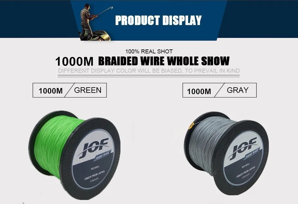 Linha de Pesca Novo Vertentes 1000 m Jof Super Strong Japão Multifilament pe Trançado 15 20 30 40 50 60 80 120 150 £ Plys 2020 ru 8 17 Esporte e Lazer