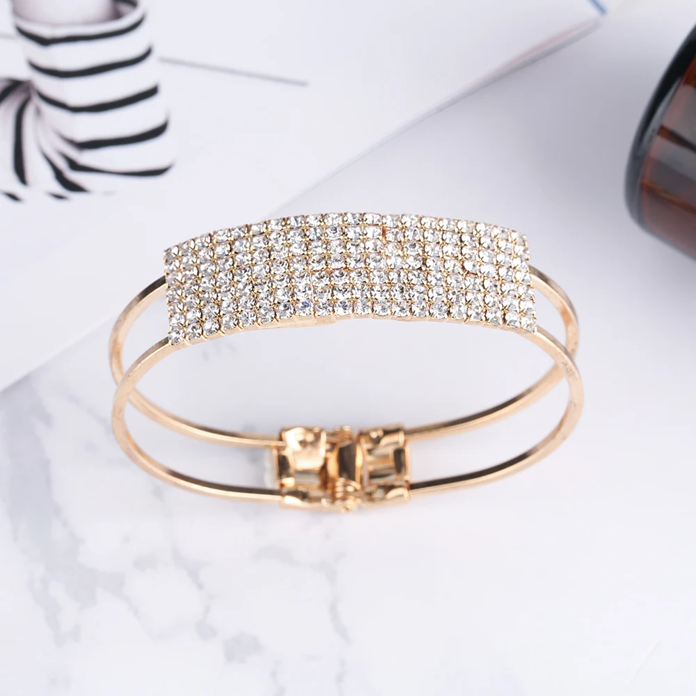 Luxury Creative Crystal Bracelets Elegant Ladies Dress Jewelry