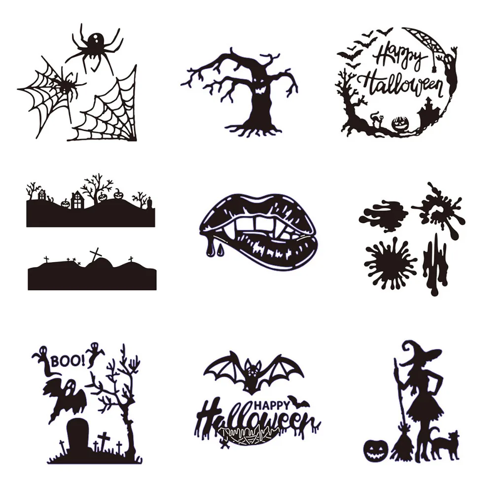 

Adv-one 29 design 2018 New Halloween Metal Cutting Dies Stencils for DIY Scrapbooking Album Paper Card Decor Craft Embossing die