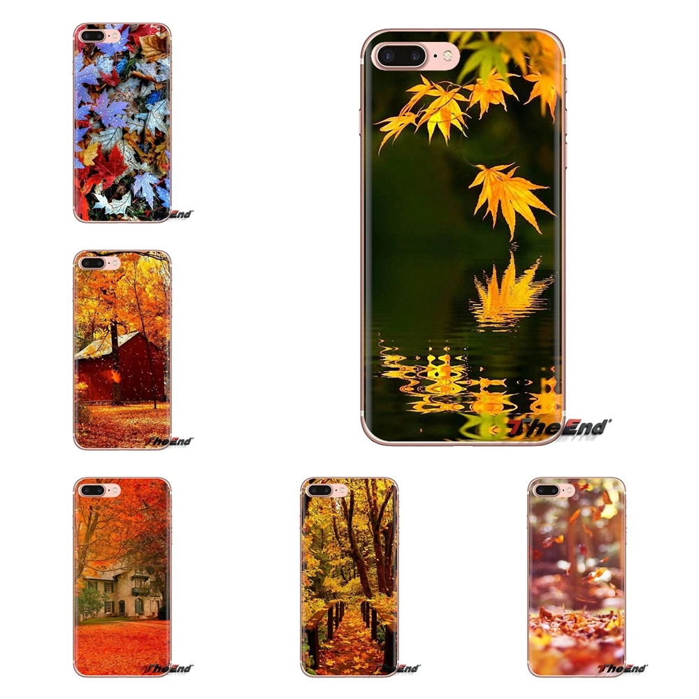 For Xiaomi Mi3 Samsung A10 A30 A40 A50 A60 A70 Galaxy S2 Note 2 Grand Core Prime Phone Case Wonderful Scenery the falling leaves |
