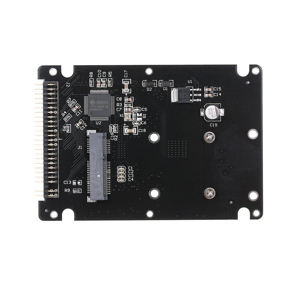 Корпус адаптера преобразователя SSD HDD mSATA 2 5 "44PIN PATA/IDE в PATA|Компьютерные кабели и