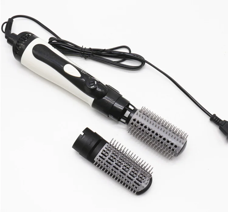 Профессиональные электрические бигуди для волос, роликовые щипцы для завивки волос, щетка, вращающийся фен для волос, гребень 2 в 1, стайлер для волос, инструменты для укладки