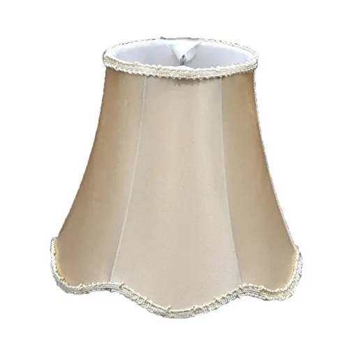 Wave Design Handmade Fabric Classic Lampshade Small Clip On Table Lamp