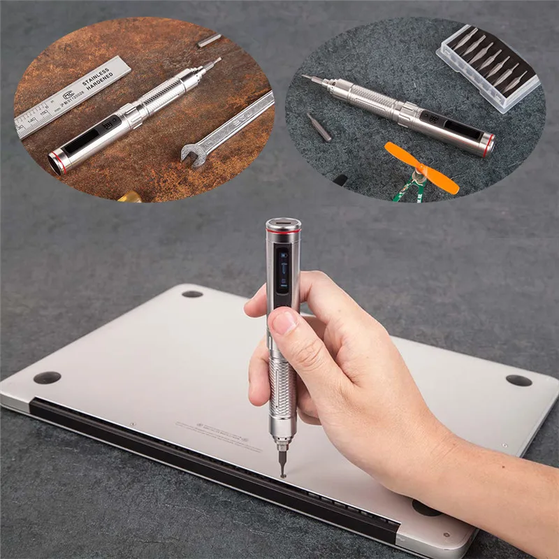 ES121 Mini Electric Screwdriver High Precision  Somatosensory Cordless Drill Rechargeable Smart Motion Control Power 5th Gear (9)