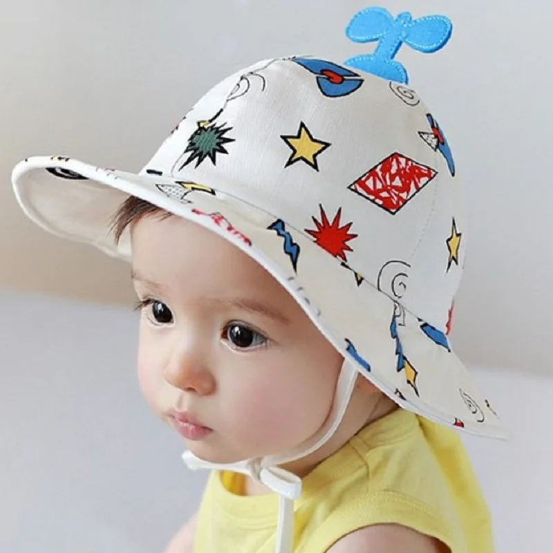 Buy baby caps Toddler Infant Hats Sun Cap Polka Summer Outdoor Little plane