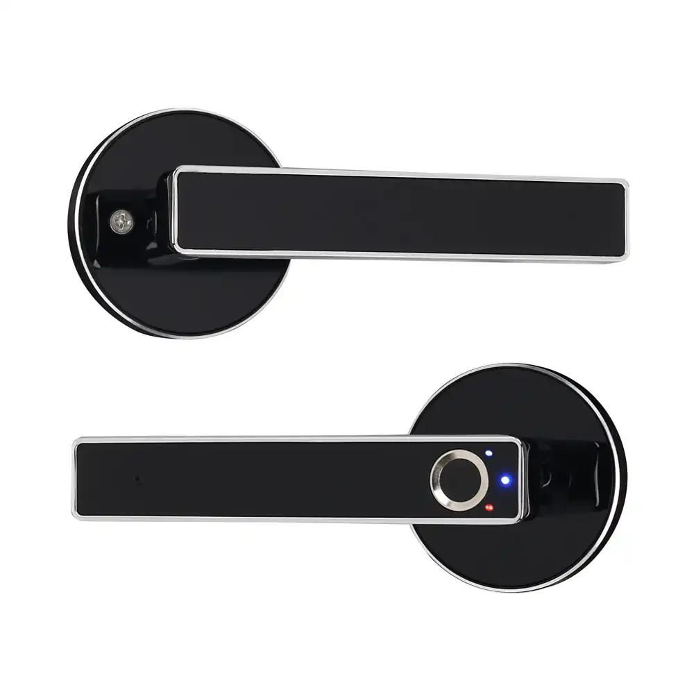 Smart Handle Lock Fingerprint Biometric Keyless Electronic Door Locks Key Zinc Alloy Indoor Bedroom Yoheen Yt2