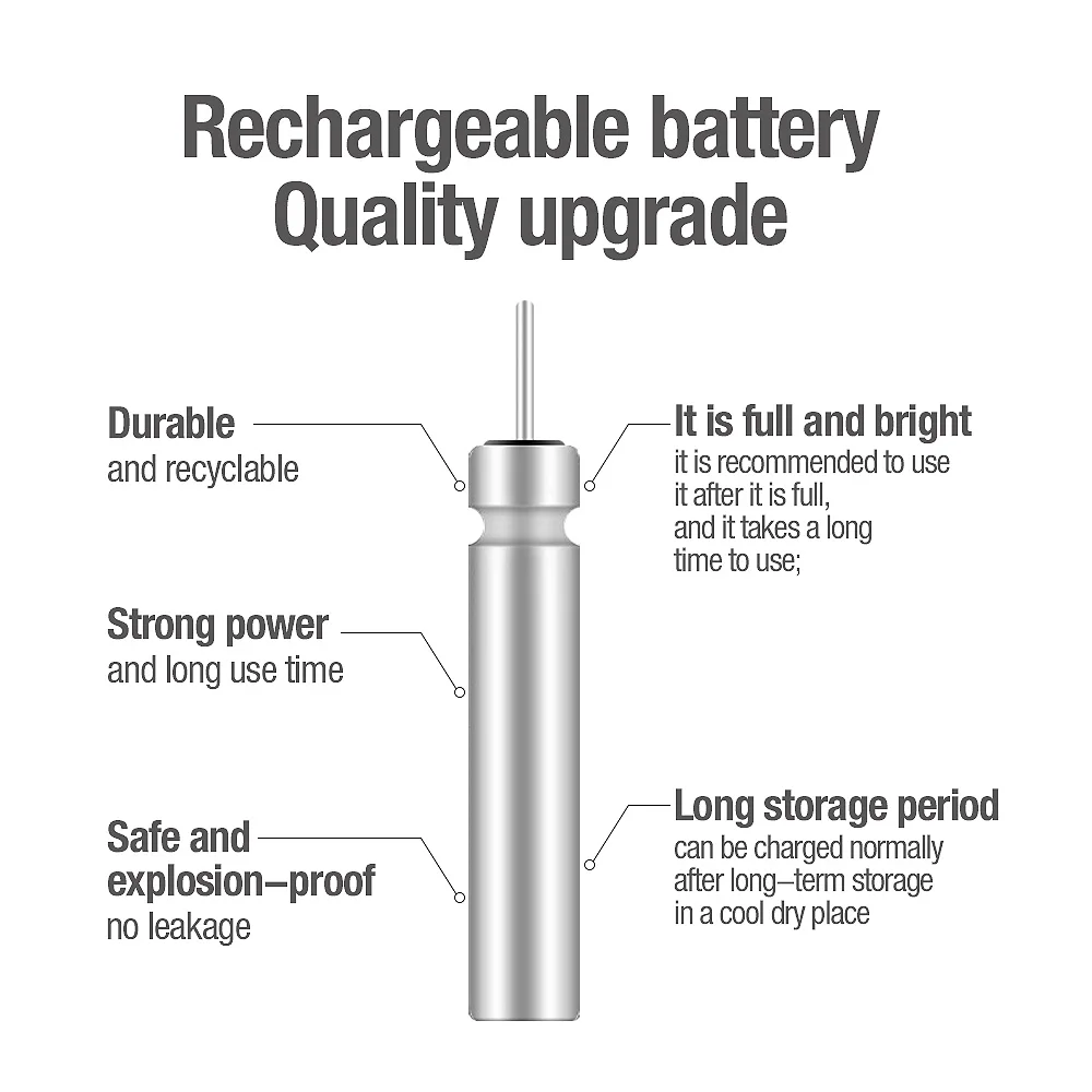 DONQL Fishing Float Rechargeable Battery CR425 USB Charger For Electronic Floats Batteries Night Fishing Accessories Tackles  (9)