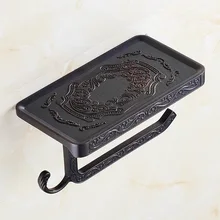 Нержавеющая сталь ванная комната держатель для бумаги и телефона с полкой ванная комната мобильные телефоны вешалка для полотенец держатель туалетной бумаги коробки для салфеток