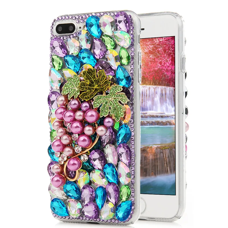 3D роскошный блестящий кристалл Фламинго Стразы чехол для iphone X Блестящий цветок