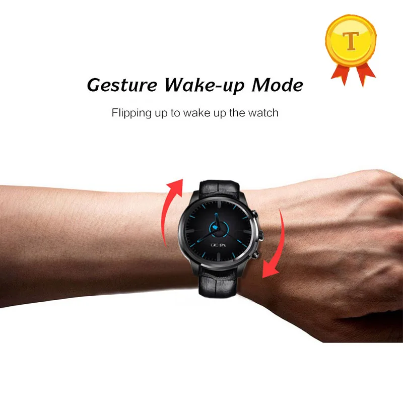 luxury New MTK6580 gesture wake up business Smart Watch Bluetooth Watch