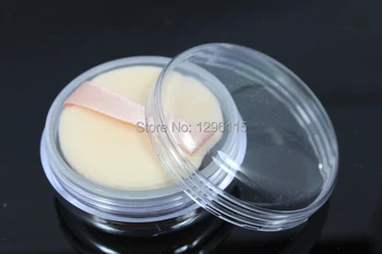 

100pcs/lot loose powder jar 15g, 35ml empty loose powder jar with sifter