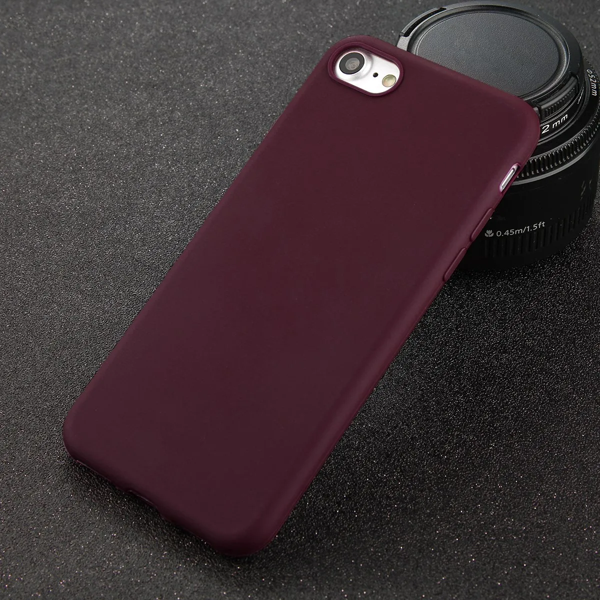 

Phone Case For iPhone 7 6 6s Plus 5 5s SE Simple Solid Color Ultrathin Soft TPU Cases Fashion Candy Color Back Cover Capa 70