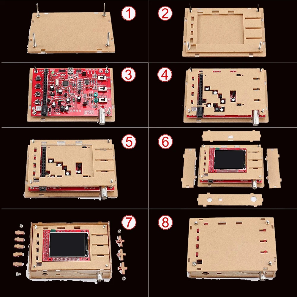 Чехол для Dso138 Ds0138 2,4 "Tft карманный цифровой портативный осциллограф акриловый Diy чехол для Dso138