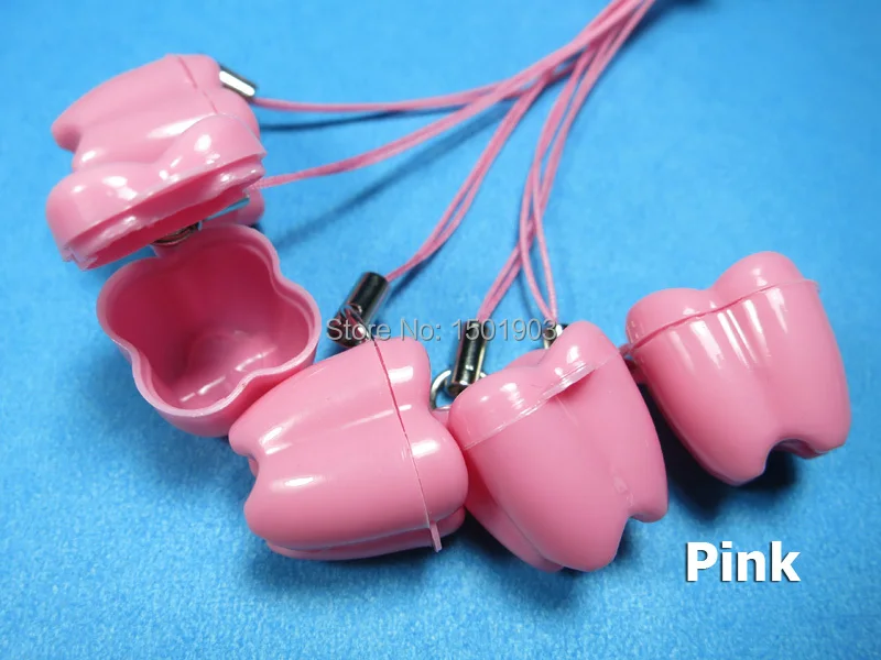 

50pcs Multicolor Milk Tooth Box baby tooth box Children's Dental case the Gift from tooth fairy