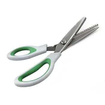 

10pack (Professional Dressmaking Pinking Shears Crafts Zig Zag Cut Scissors