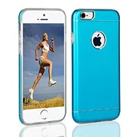 +TPU +Aluminum Blue  Phone Case For iPhone 6 (1)