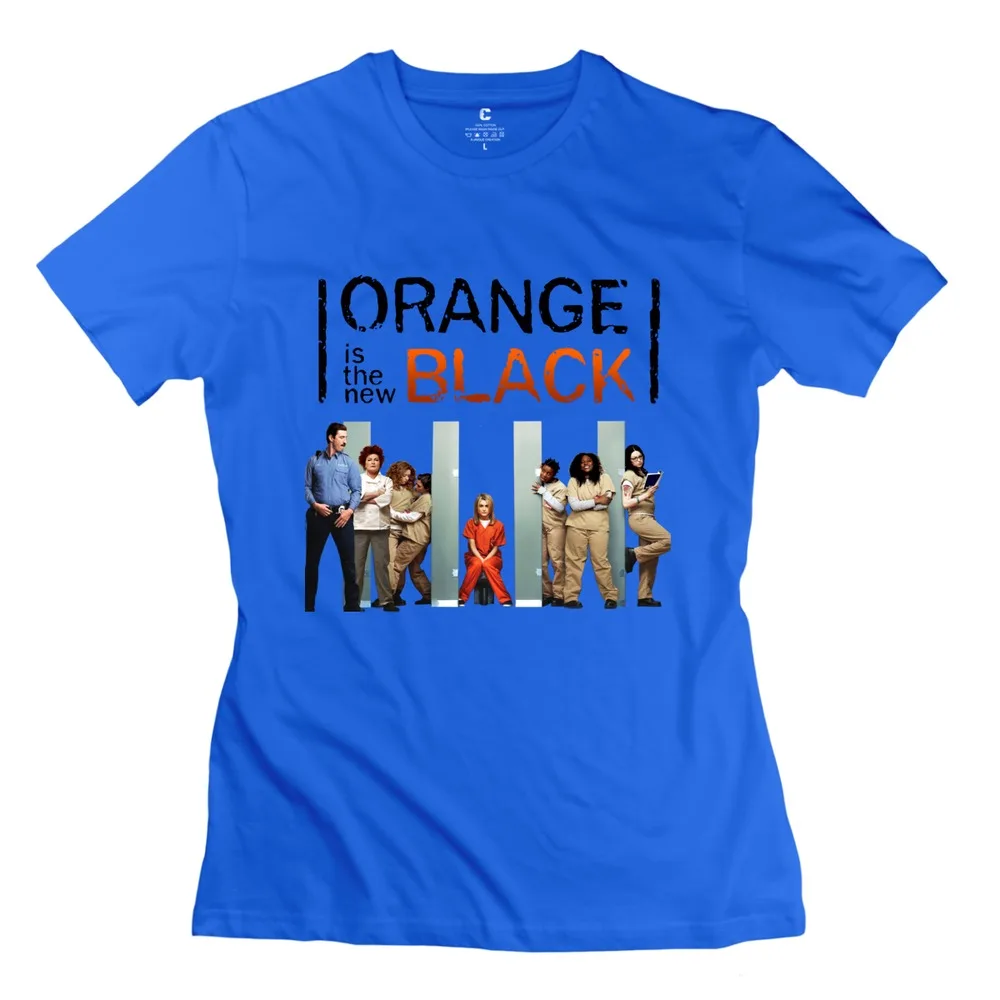 2015 Slim Fit Orange Is the New Black Ladies t shirt 100 % Cotton Promotion | Женская одежда