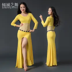 Топ моды танца живота, танец живота платье professional для женщин Bellydance носить ZM163