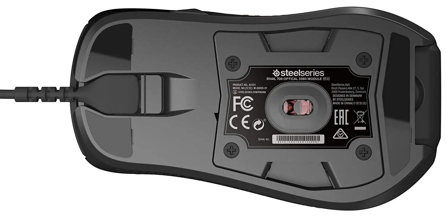 Игровая мышь SteelSeries Rival 700 оптический сенсор 16000 CPI OLED дисплей тактильные