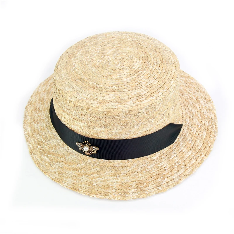 Новинка, дизайнерские оригинальные женские соломенные солнцезащитные шляпы с длинной лентой, женские летние пляжные шляпы с УФ-защитой, женские шляпы с козырьком