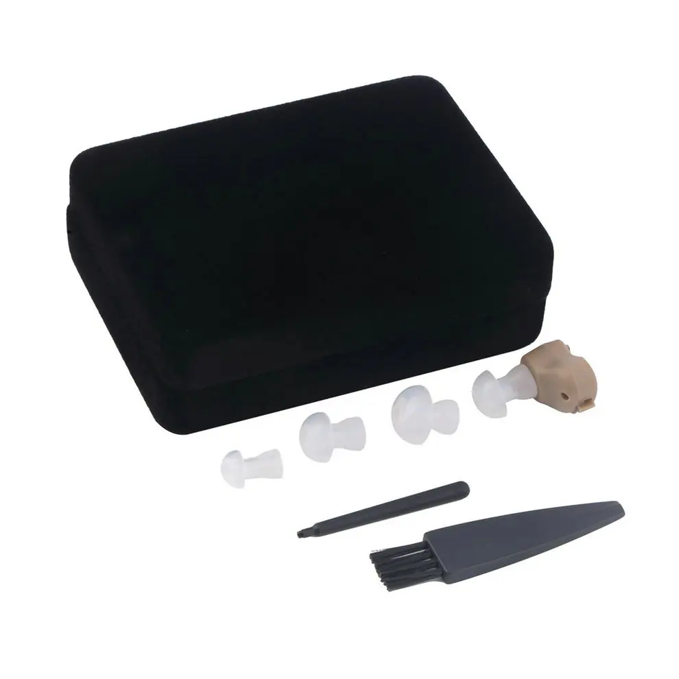 

New Small In-Ear Voice Sound Amplifier Adjustable Tone Mini Hearing Ear Aid Hot Selling Portable Convenient Hearing Aids Care